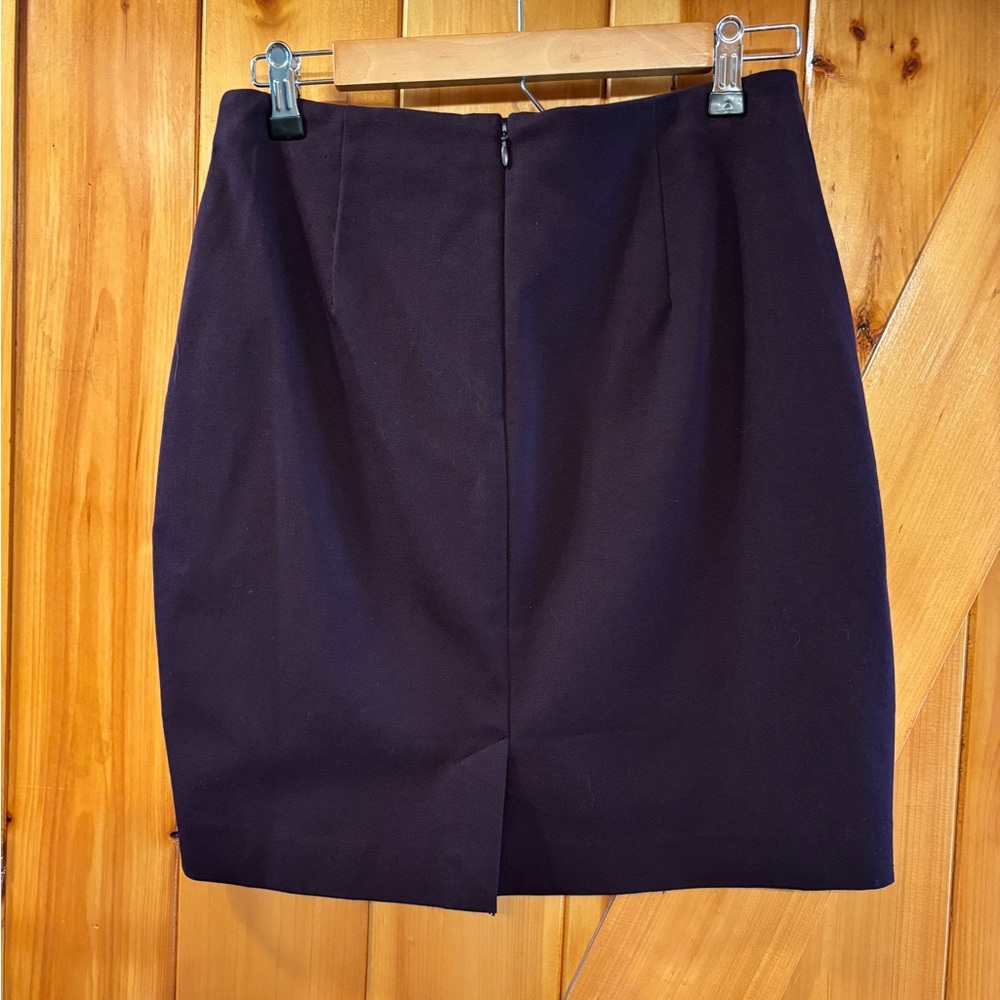 Banana Republic Purple Pencil Skirt - Picture 2 of 6